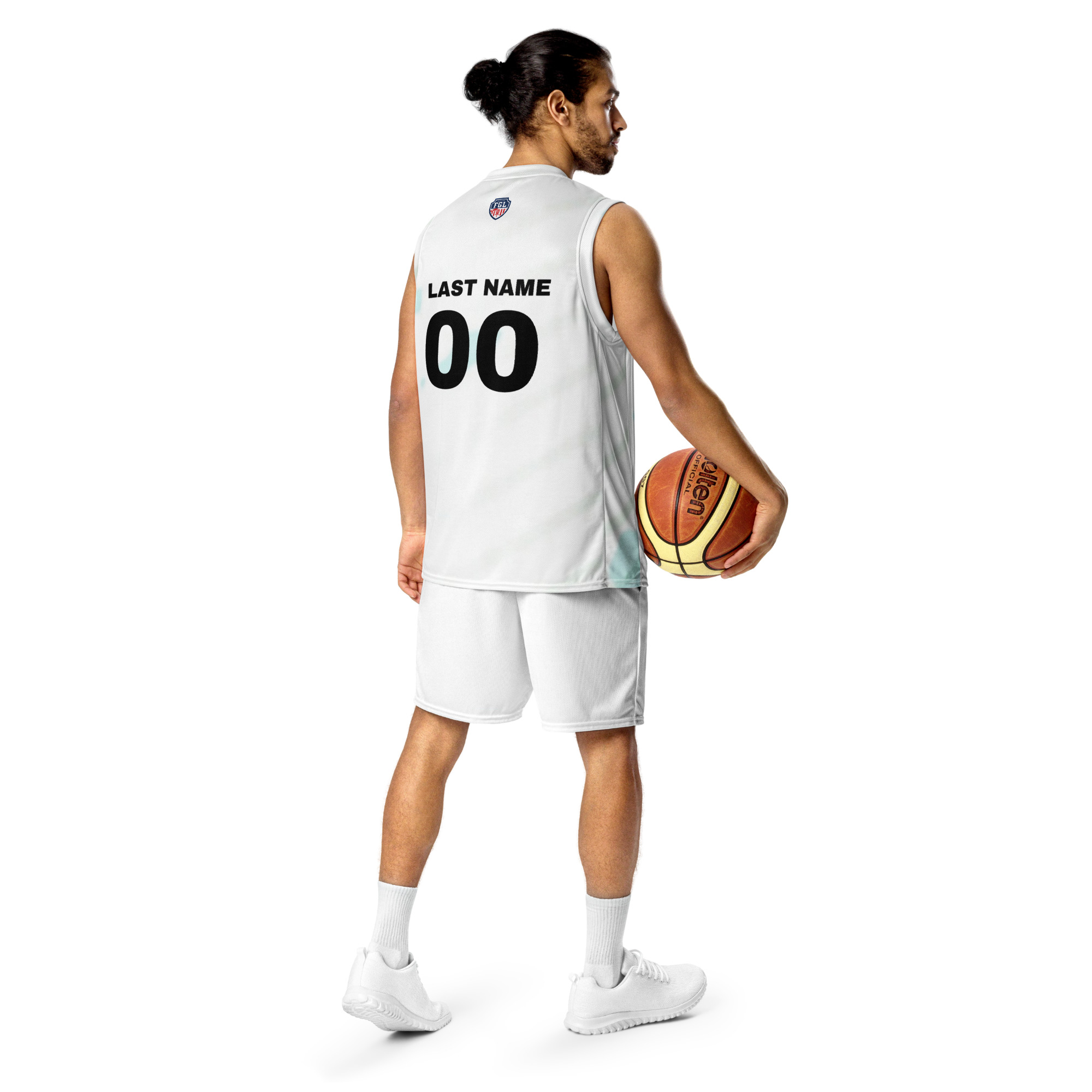 Recycled unisex basketball jersey - Image 2
