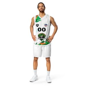 Recycled unisex basketball jersey